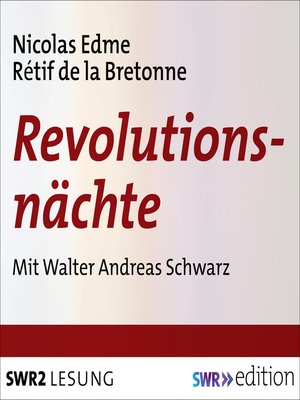 cover image of Revolutionsnächte